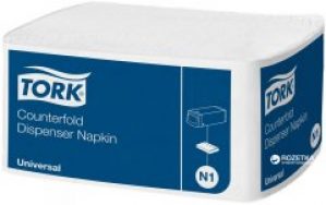 Салфетки косметические Tork Сounterfold Белые (TORK10905)