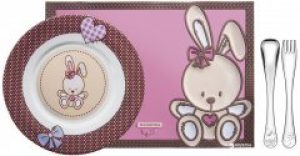 Детский набор Tramontina Baby Le Petit из 4 предметов Розовый (64250/685)