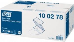 Бумажные полотенца Tork Singlefold ZZ-сложения ультрамягкие 15 шт (TORK100278)