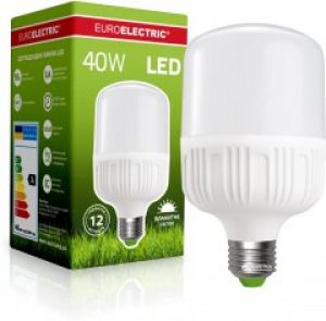 Светодиодная лампа Euroelectric LED Plastic 40W E27 6500K (LED-HP-40276(P))
