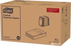 Салфетки диспенсерные Tork Fastfold однослойные 300 шт 36 уп Белые (TORK10933_1)