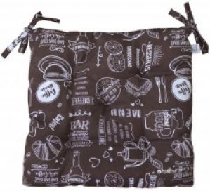 Подушка Прованс Breakfast Brown для стула 40х40х4 (4823093408159)