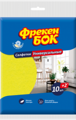 Салфетки Фрекен БОК универсальные 10+2 шт (18204990)