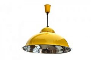 Светильник потолочный подвесной 100lamp Е27 желтый СП - 3614 (СП - 3614y)