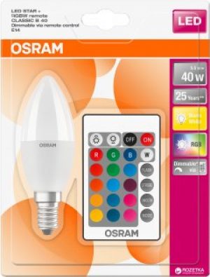 Светодиодная лампа Osram LED Star+ DIM В40 5.5W (470Lm) Е14 (4058075430853)