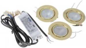 Набор светильников точечных Brille SET 11/HDL-J06 PB 3x20W W/T (163452)