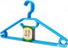 Набор вешалок Прайд Сорочка 41.5 х 23.5 х 0.8 см 5 шт Голубой (ВО-03)