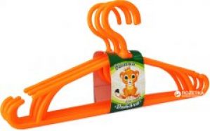Набор вешалок Прайд Детская 31.1 х 16.3 х 0.9 см 5 шт Оранжевый (ВО-11)
