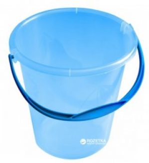 Ведро Прайд Фрукты пластиковое 5.5 л Голубое (70918)