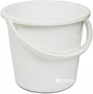 Ведро Прайд пластиковое 14 л Белое (81115)