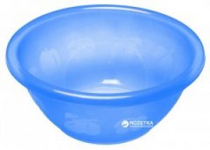 Миска Прайд Фрукты пластиковая 3 л Голубая (81832)