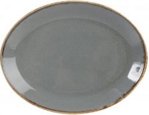 Блюдо круглое Porland Seasons 30 см Темно-серое (04ALM002442)