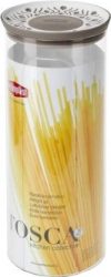 Емкость для хранения сыпучих продуктов Stefanplast Tosca 2.2 л Бело-коричневая (55500)
