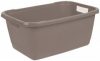 Миска прямоугольная Keeeper 52 л Коричневая (0786.2kee-серо-коричневый)