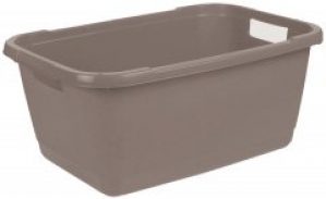 Миска прямоугольная Keeeper 52 л Коричневая (0786.2kee-серо-коричневый)