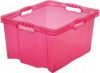 Ящик для хранения Keeeper Multi-box XL прозрачный 36 x 23 x 43 см 24 л Малиновый (274.3 kee-малиновый)