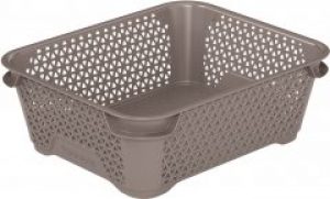 Ящик для хранения Keeeper Mini Basket А-6 16 x 8 x 20 см Серо-коричневый (373.3kee-серо-коричневый)
