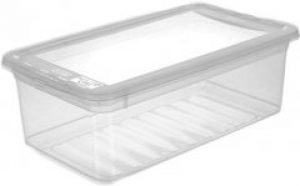 Ящик для хранения Keeeper Basixx 20 x 12 x 34 см 5.6 с крышкой Прозрачный (578kee-прозрачный)