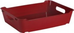 Ящик для хранения Keeeper Loft А4 28 х 37 х 6.5 см 5.5 л Бордовый (1878.1kee-бордовый)