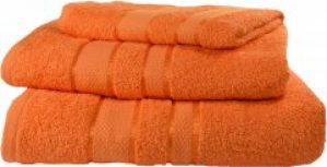 Набор махровых полотенец FaDolli Ricci Мандарин 50x90 и 70x140 см (УЗ0201_Мнд)