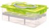 Контейнер прямоугольный Supretto для хранения яиц на 24 шт Салатовый (4937-0003)