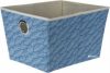 Корзина Storage solutions Leaves 35 x 28 x 22 см Голубая (CP8500600_blue)