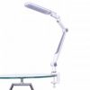 Светодиодная настольная лампа Sean SL- 50086L 10W на струбцине Серебро (58908)