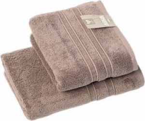 Махровое полотенце IDEIA Aqua Fiber Premium 70х140 см Шоколад (4820182658013)