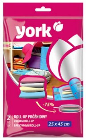 Чехол для хранения YORK Rool-up вакуумный 2 шт 25х45 см (9312yr)