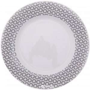 Тарелка подставная La Cucina 27 см с узором (Q75100140_white_circles)