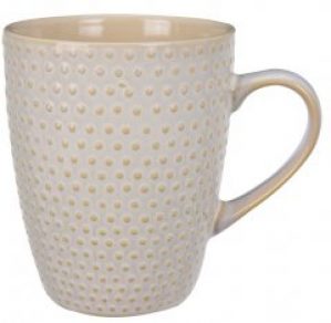 Чашка La Cucina с узором350 мл Бежевая (Q76000200_dots)