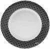 Тарелка подставная La Cucina 27 см с узором (Q75100140_black_rhomb)