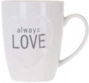 Чашка Excellent Houseware 350 мл (Q75900210_always_love_white)