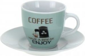 Чайная пара из 2 предметов Excellent Houseware 220 мл (Q75000550_mint)