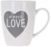 Чашка Excellent Houseware 350 мл (Q75900210_always_love_gray)