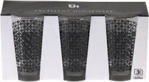 Набор стаканов Excellent Houseware 225 мл 3 шт (YE7200590_flowers)