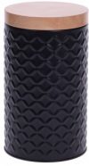 Банка для сыпучих продуктов Excellent Houseware 10.8x18.9 см (679510300_black)