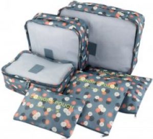 Дорожный комплект для хранения Traum 6 шт Голубой (7017-41)