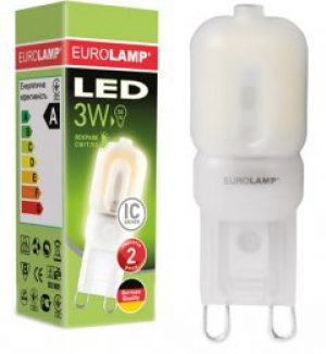 Светодиодная лампа Eurolamp LED G9 3W 24 pcs NW 220 В (LED-G9-0340(220)) 3 шт