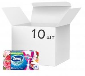 Упаковка бумажных полотенец Zewa Wisch&Weg Home collection 10 шт 2 слоя по 75 листов (7322541017600)