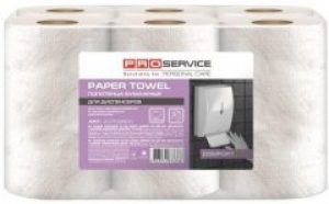Бумажное полотенце для диспенсеров PRO service Comfort Eco двухслойное 150 м 6 рулонов (33702800)