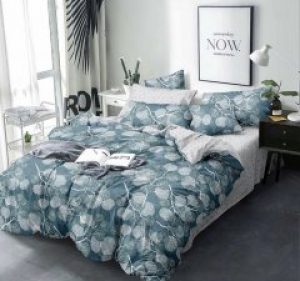 Комплект постельного белья Наша Швейка Бязь Зеленые ветки Полуторный 150х215 см