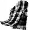 Плед шерстяной Vladi Love You ly4370 Клетка 140x200 Бело-Серый (4820000004370)