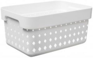 Корзинка Plast Team Seoul S 18x12.6x26 см Белая (6023tea-белый)