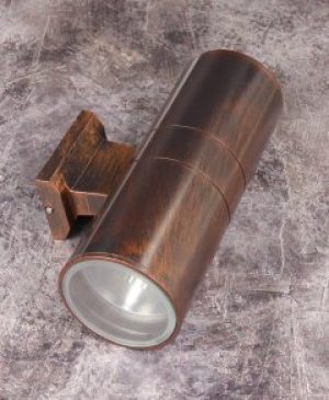 Фонарь уличный настенный 2215/2-bg Коричневый 30х17х11 см.