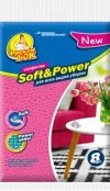 Салфетки Фрекен БОК Soft & Power универсальные 8 шт Розовые (18205520)