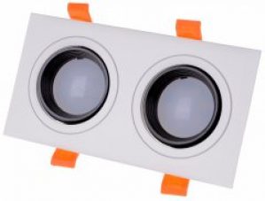 Встроенный светильник поворотный Brille HDL-DT 106/2 MR16 (36-221)