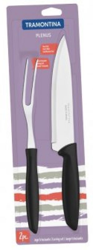 Набор ножей Tramontina Plenus 23498/010 2 шт Черный (7891112229228)