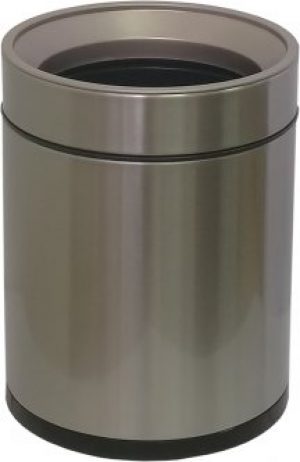 Ведро для мусора JAH 8 л Серебряный металлик (6337Kmd)