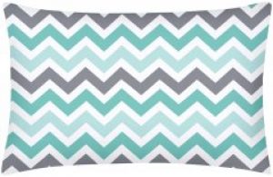Наволочка Cosas Zig zag Mint-Grey 50х70 (4822052044391)